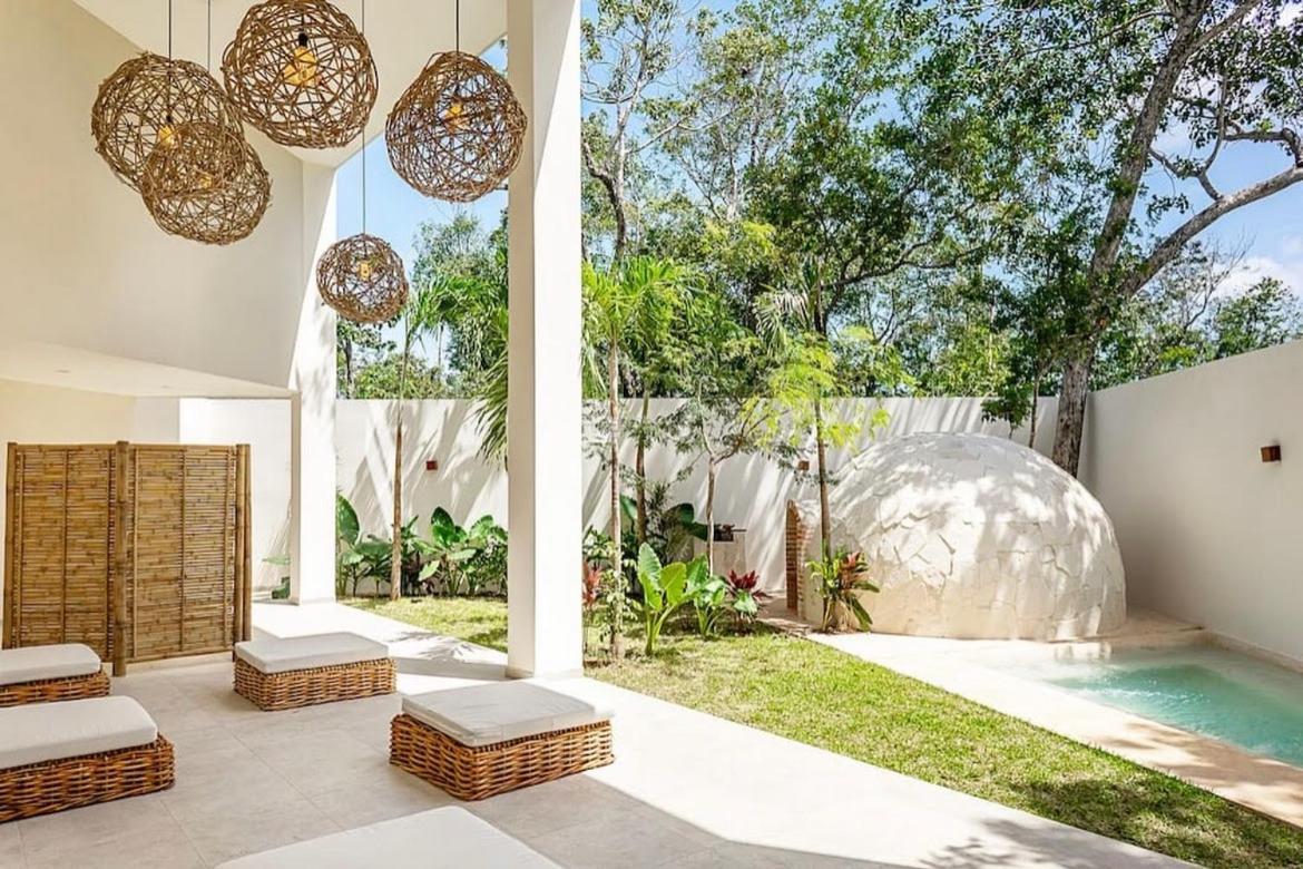 Condo Jungle Apartment & Private Patio Тулум Екстериор снимка